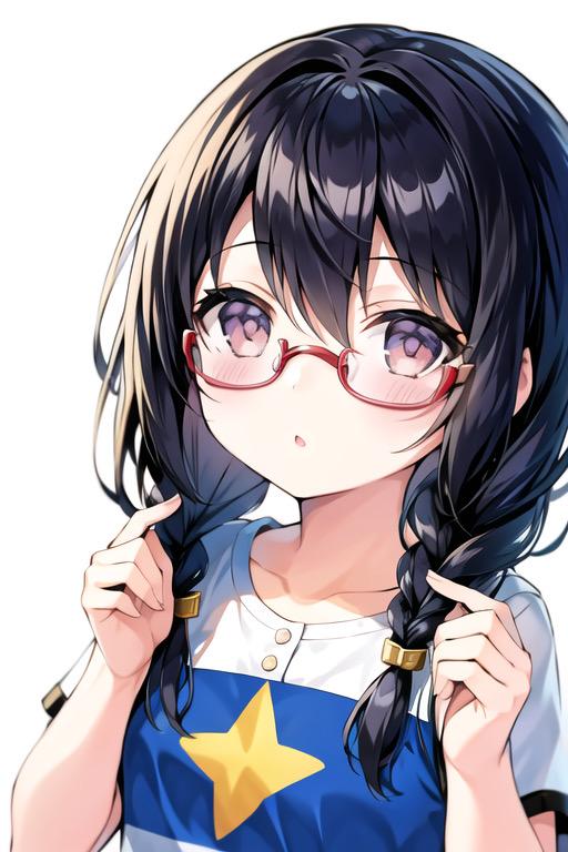 眼鏡三つ編み好きのあるごす様に贈る眼鏡三つ編み集