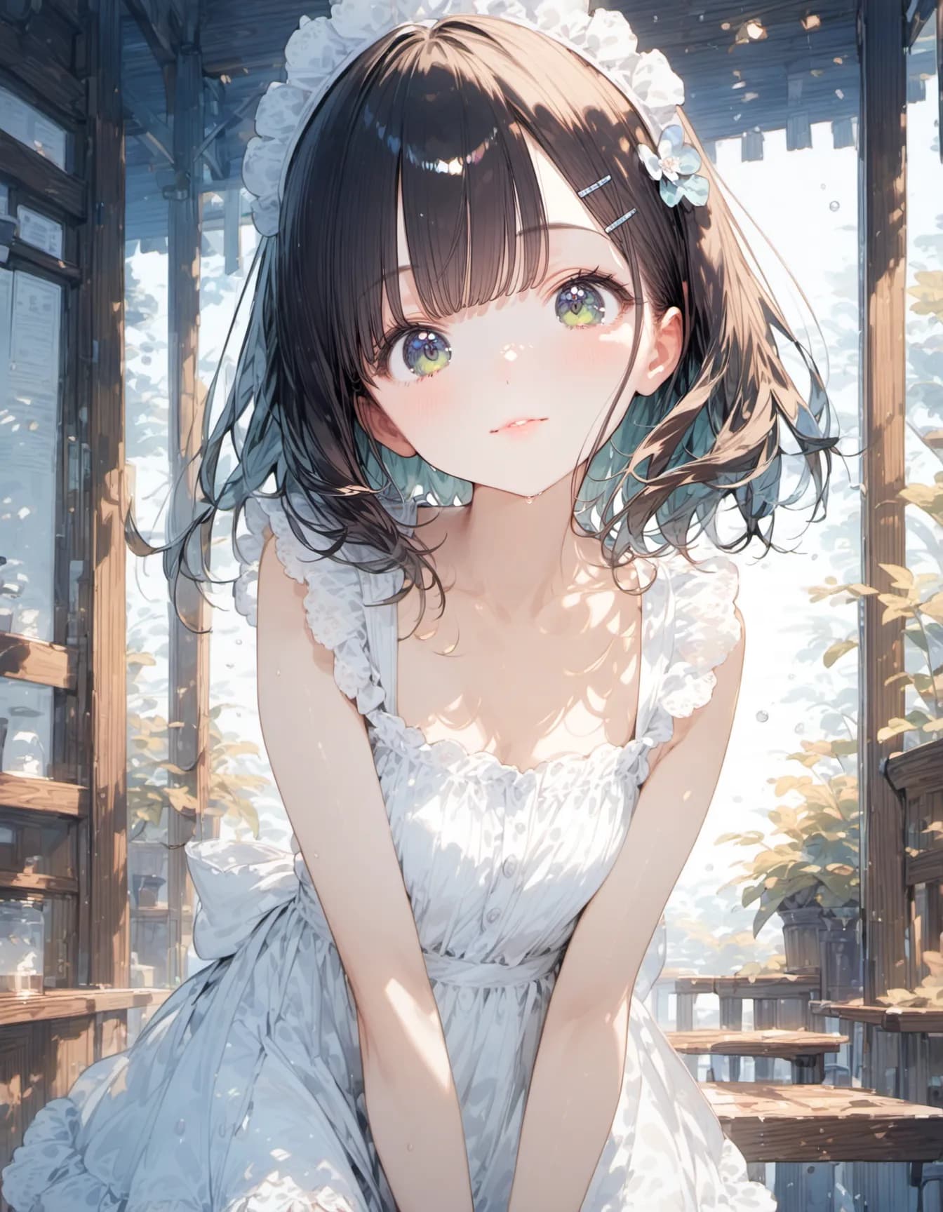The Greenhouse Where She Bloomed | の人気AIイラスト・グラビア