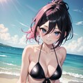 水着の少女 9枚目