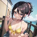 水着の少女 5枚目