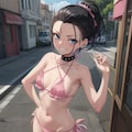 水着の少女 3枚目