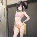 水着の少女 4枚目
