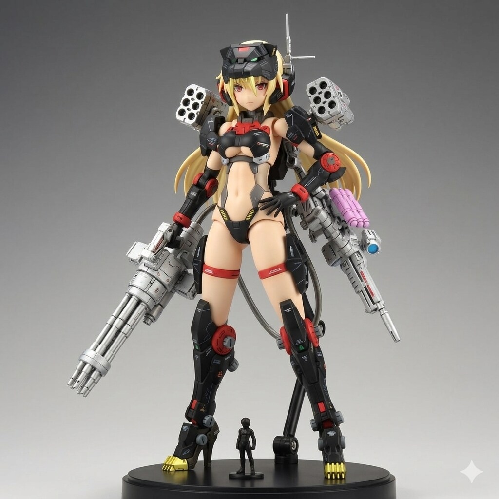 【汎用】メカ少女プラモデル生成プロンプト案 ゾイドも出来るよ💖(*^^*)