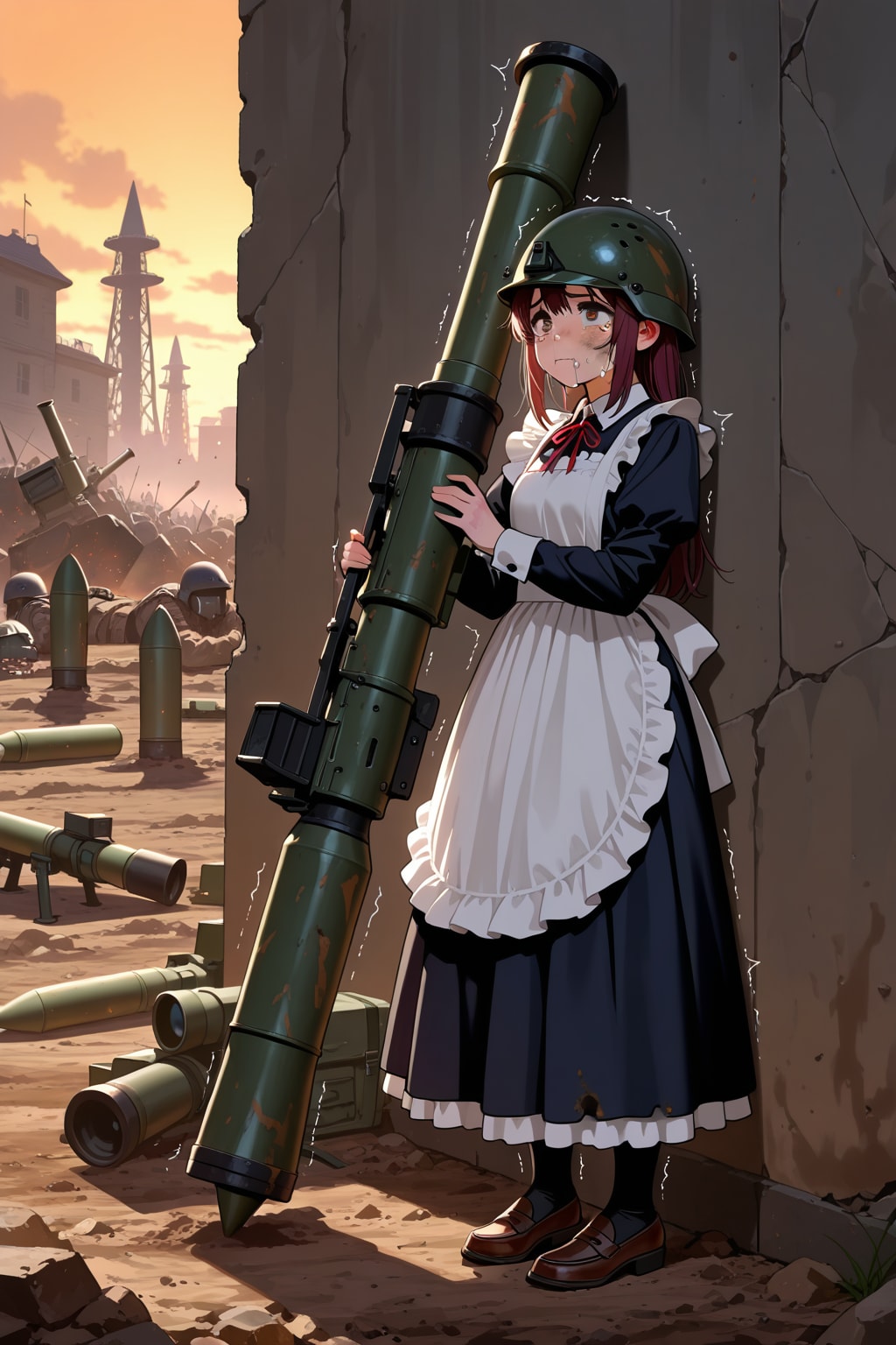 戦いたくないメイドさん | の人気AIイラスト・グラビア