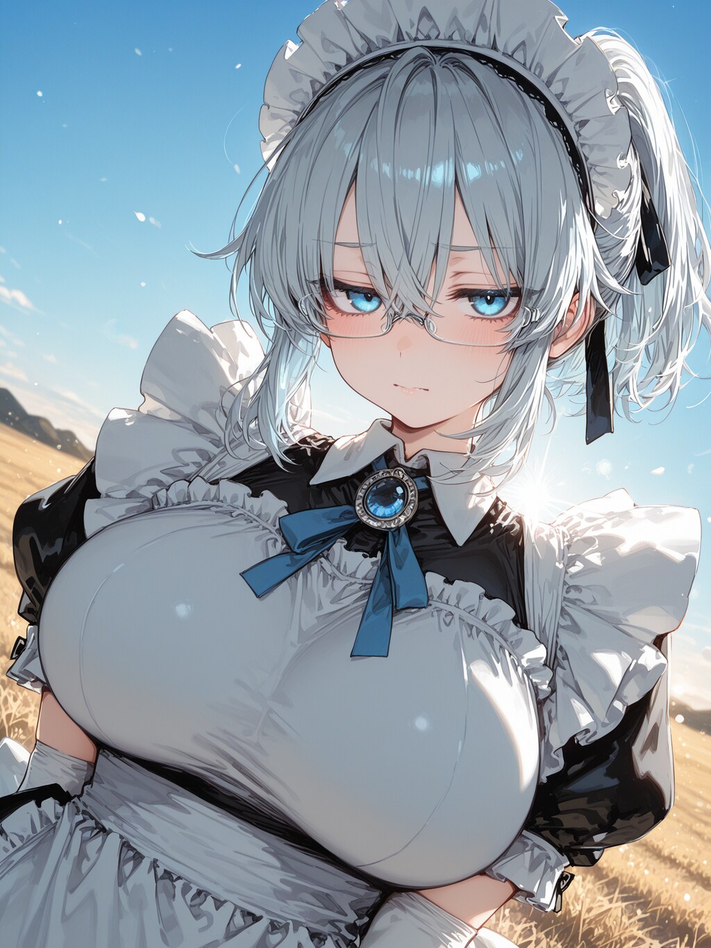 眼鏡おっぱいメイド６