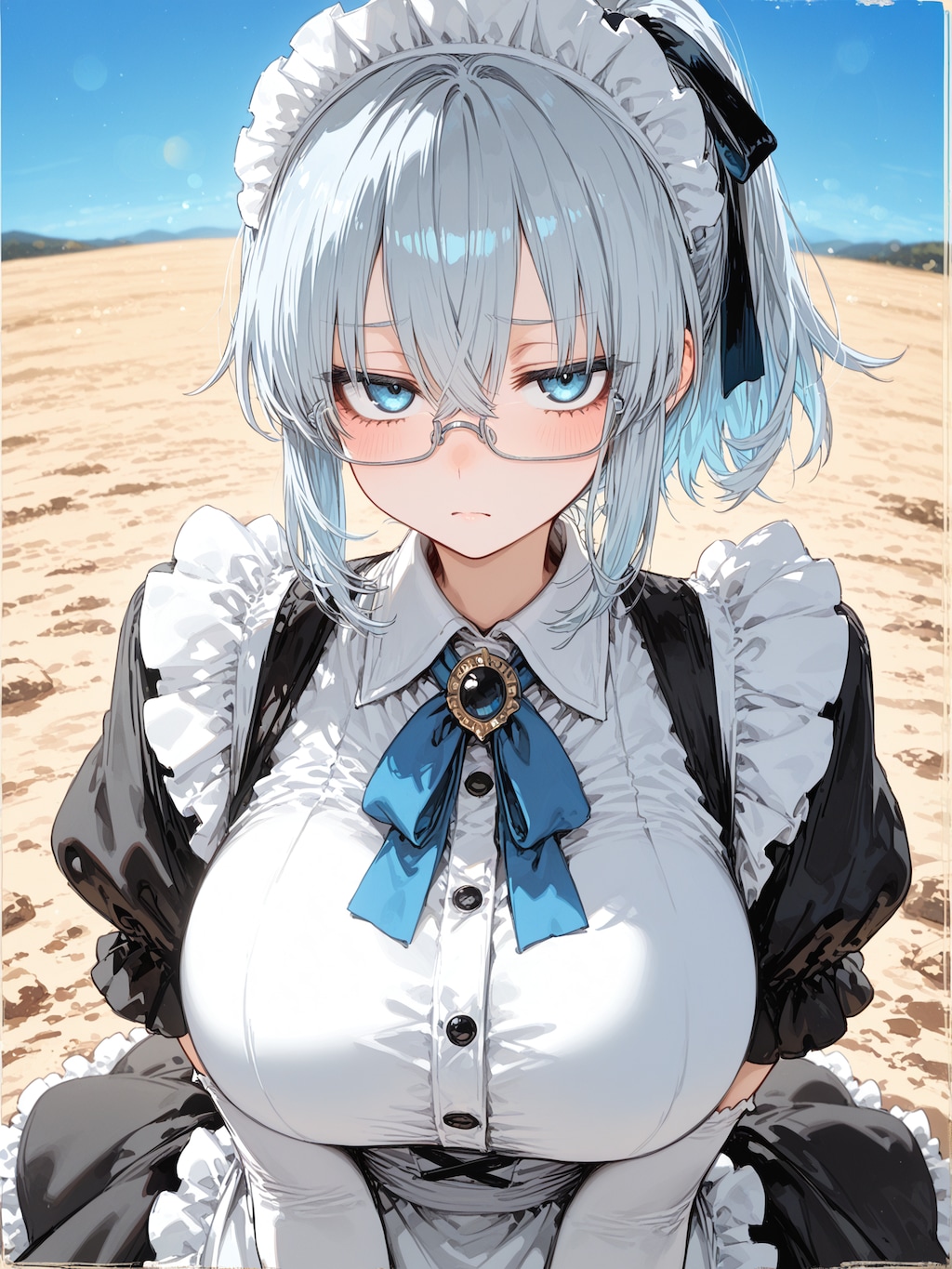 眼鏡おっぱいメイド６