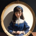 フェルメール風の歯を磨く少女 10枚目