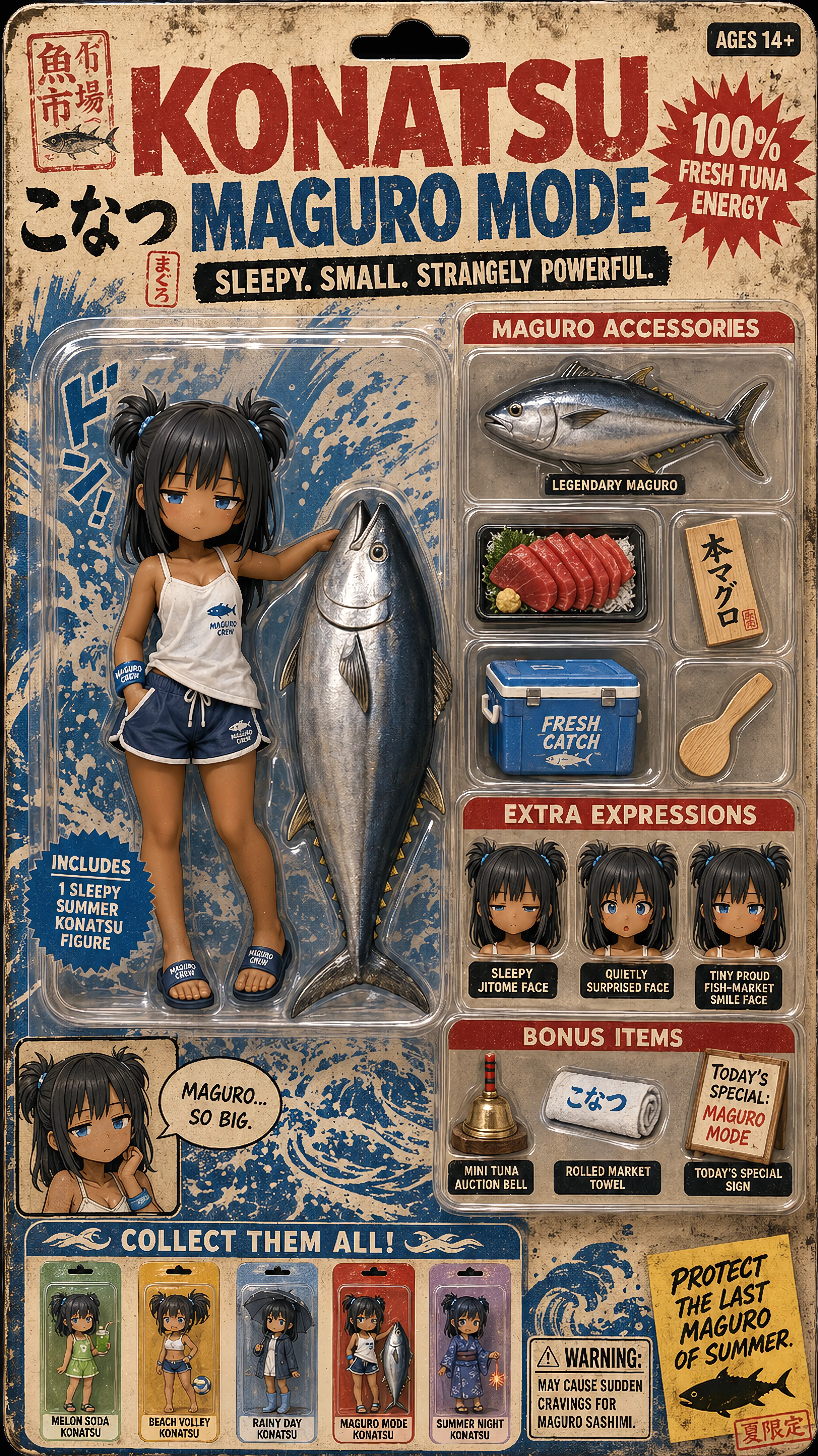 Sleepy Tuna Warrior of Summer