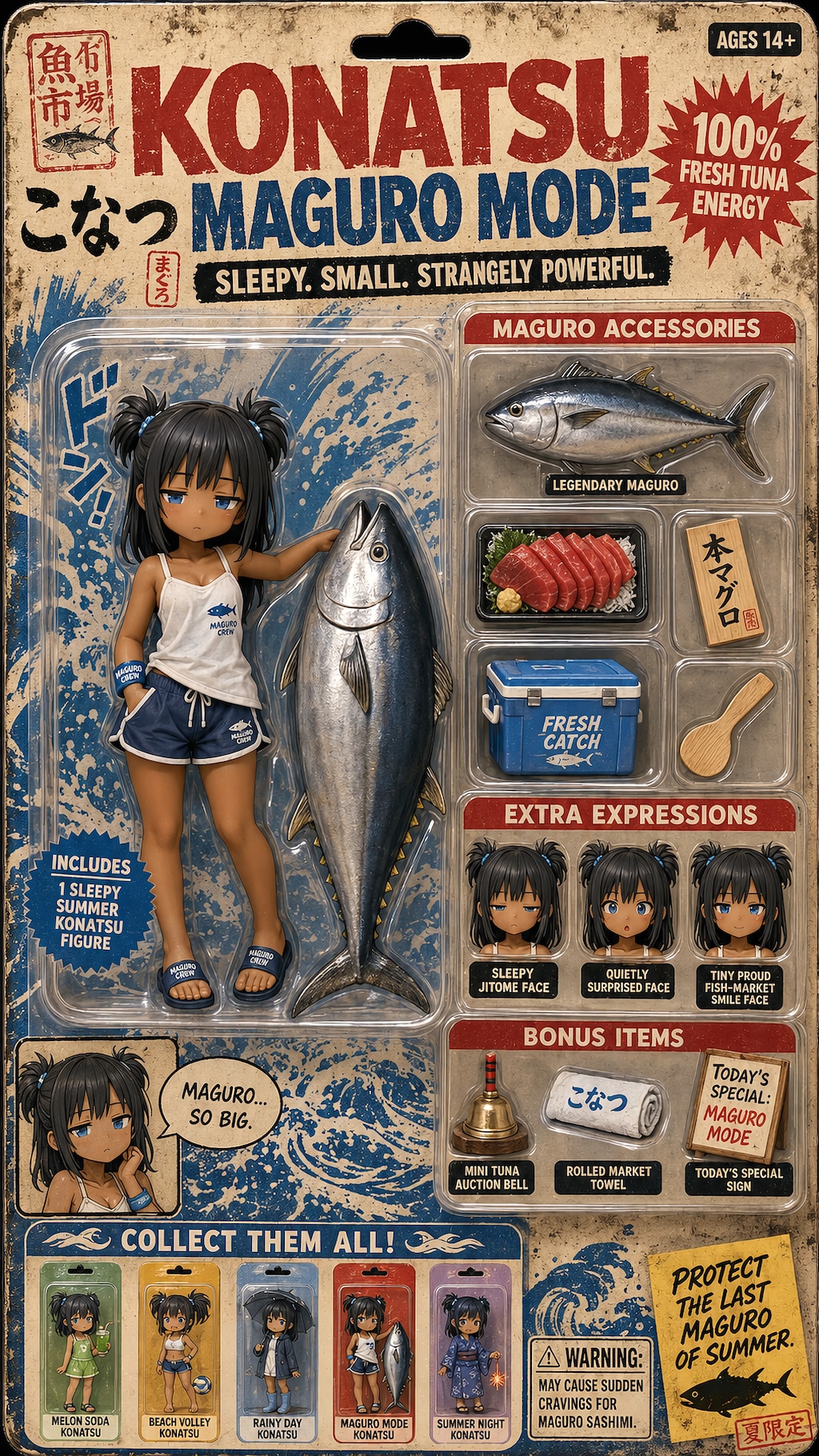 Sleepy Tuna Warrior of Summer