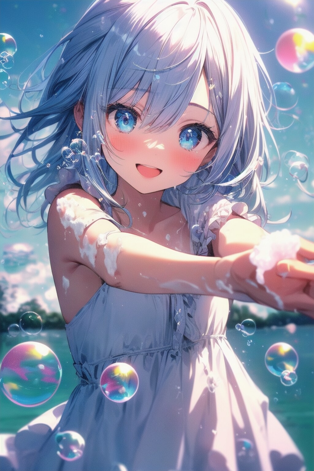 水と海面活性剤