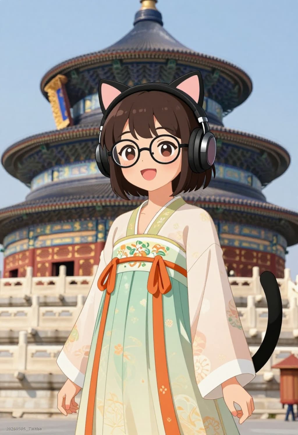 北京・天壇にて