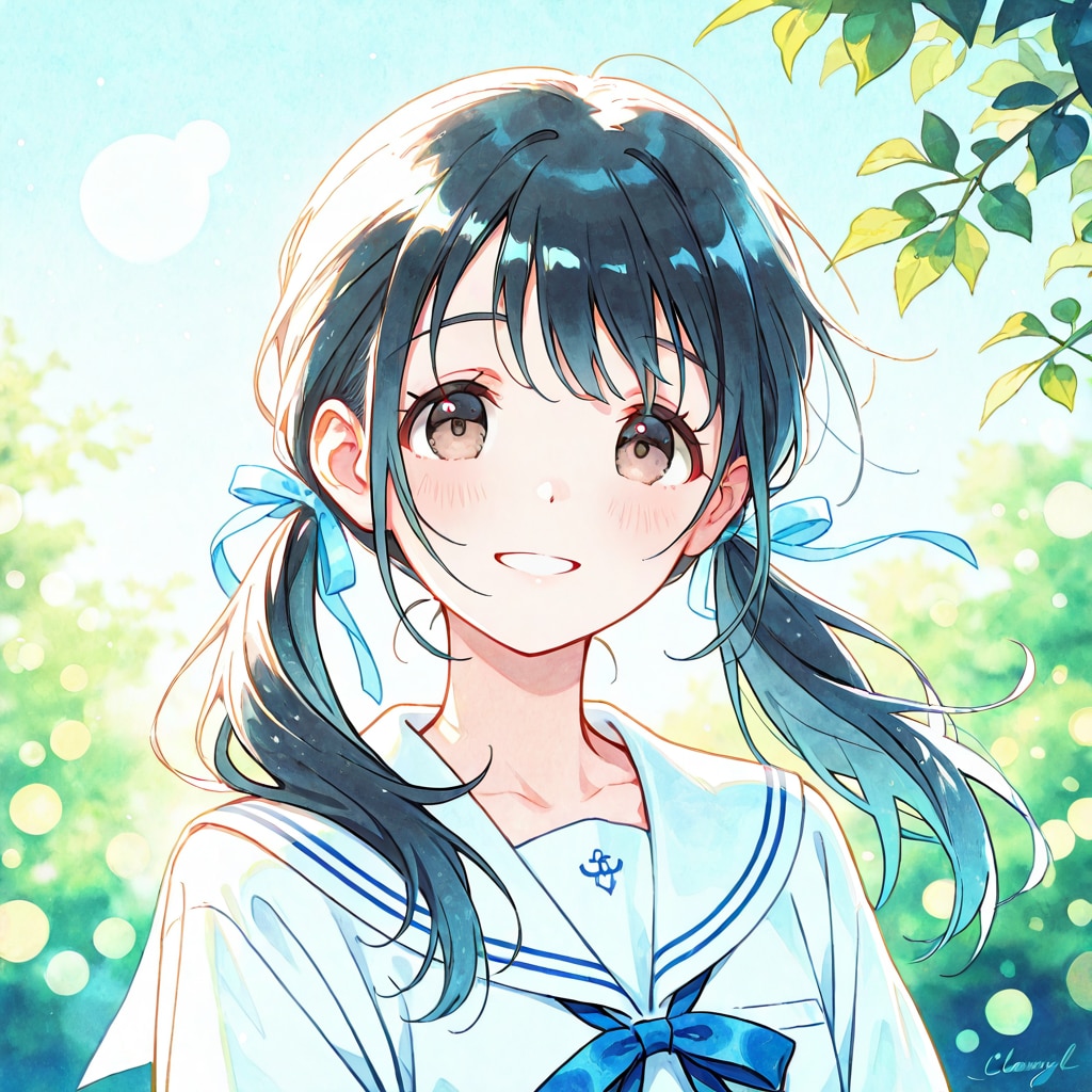 新緑の少女