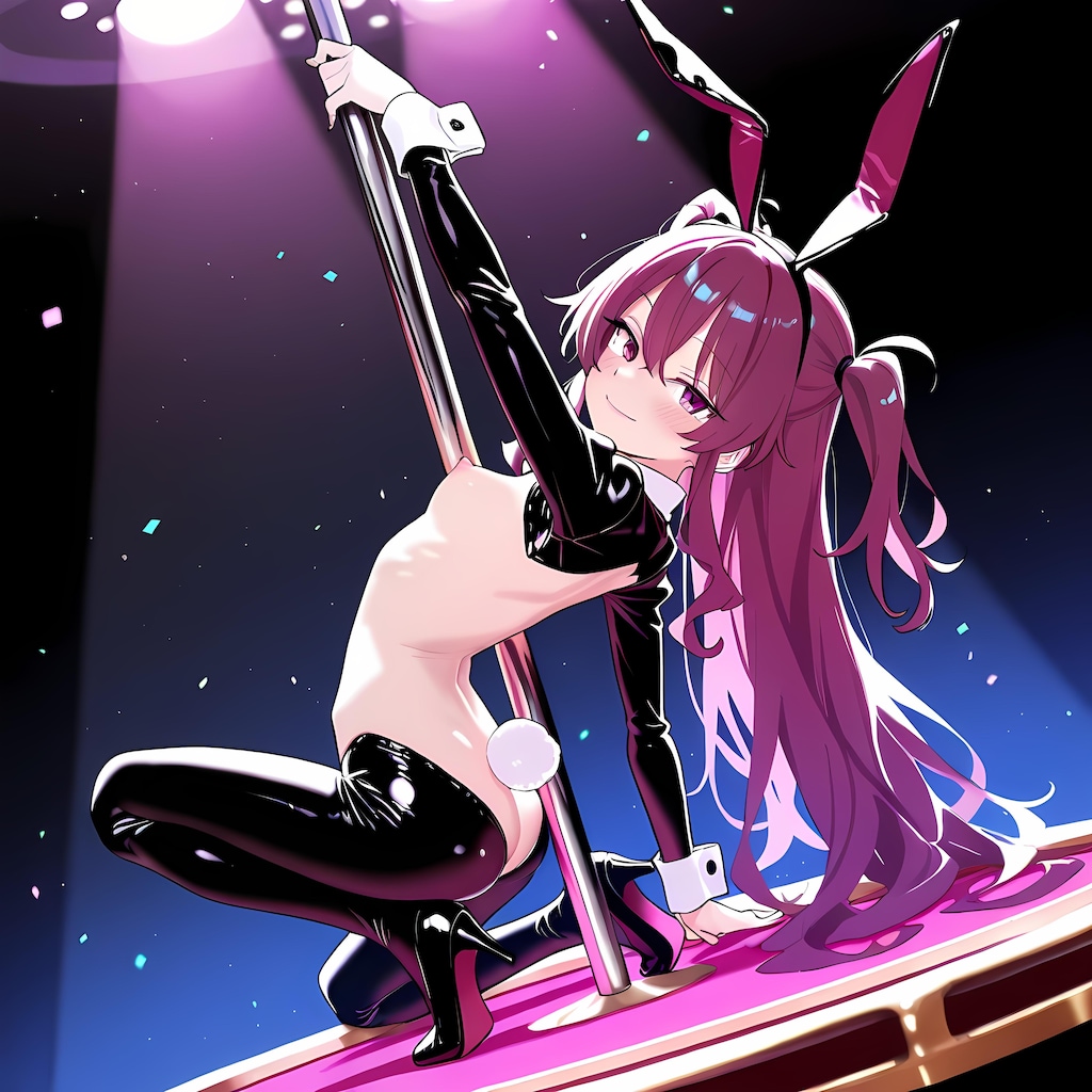 逆バニー #紫