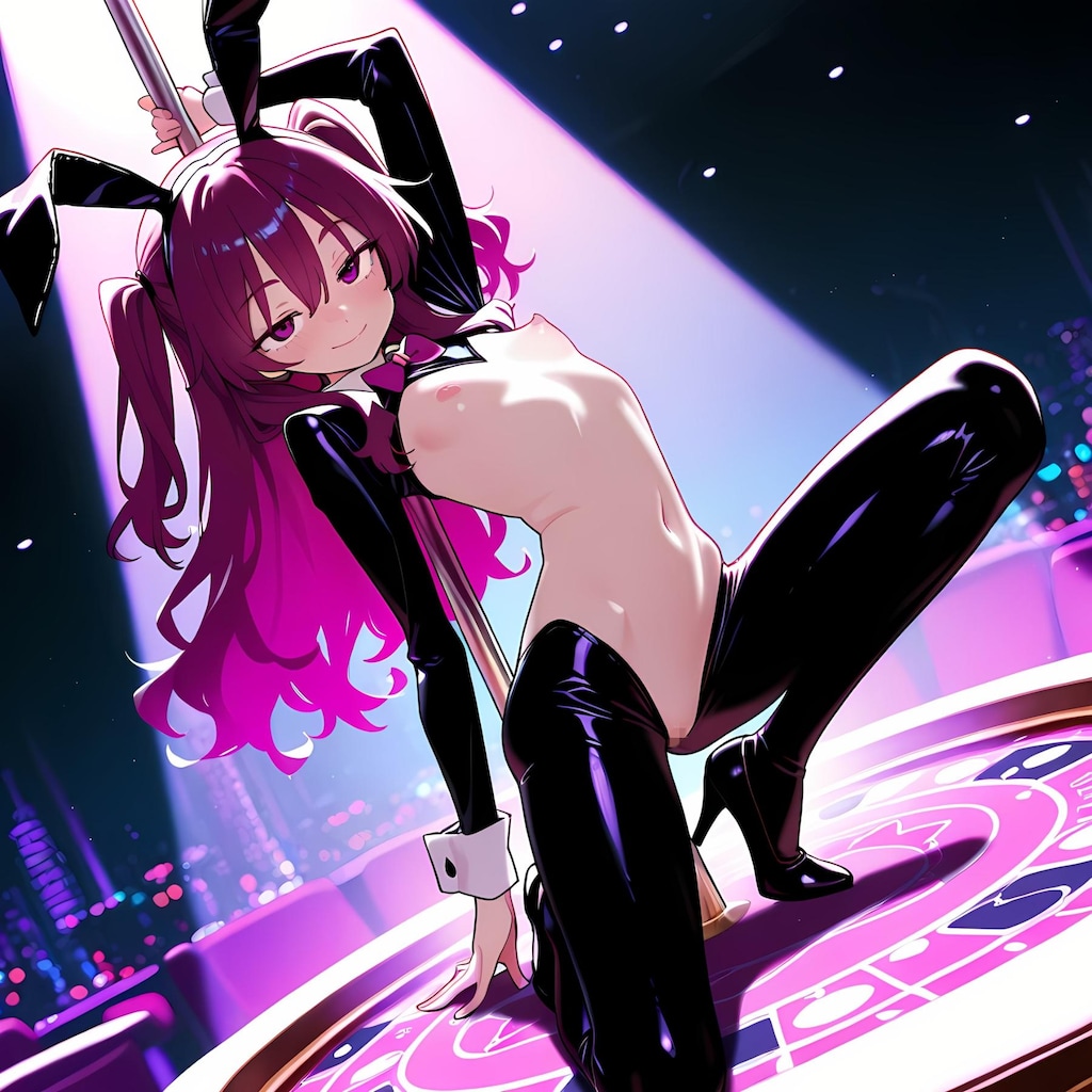 逆バニー #紫