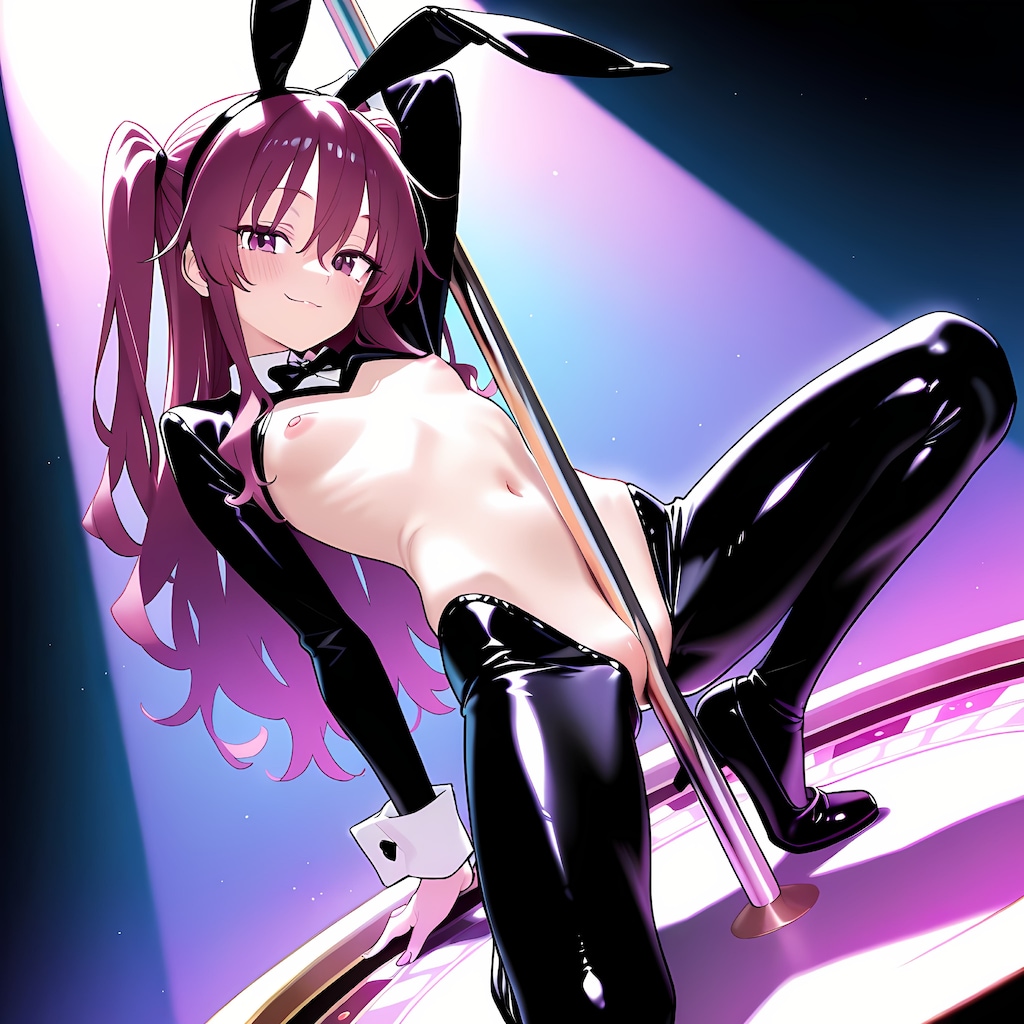 逆バニー #紫