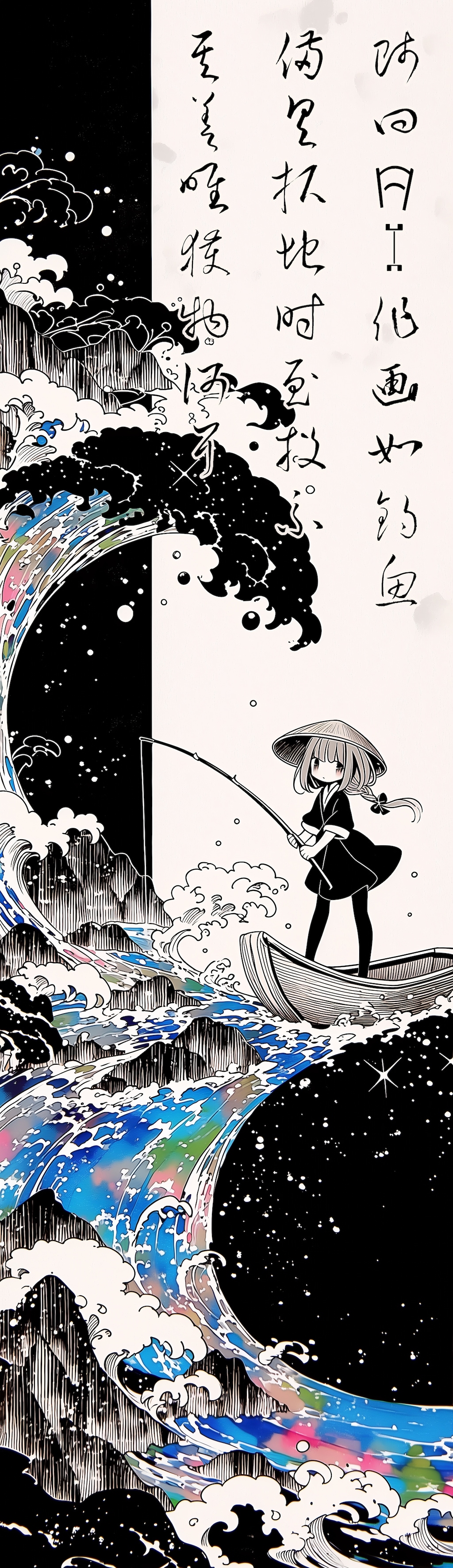 ＡＩ作画如釣魚