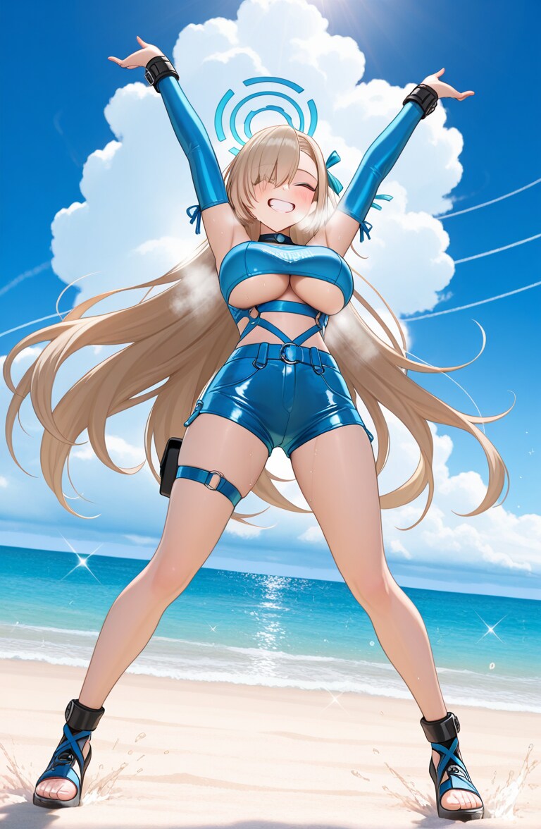 アスナとカリン　HOT LIMIT コスプレ1