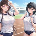 宣子さんと仲良くトレーニング 3枚目