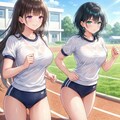 宣子さんと仲良くトレーニング 2枚目