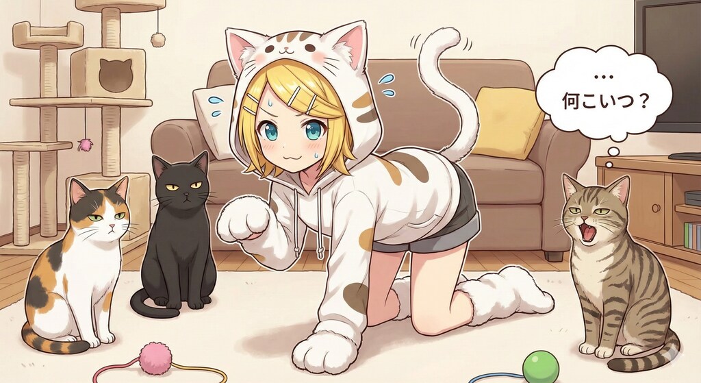 仲間に入れて🐱ﾆｬｰ