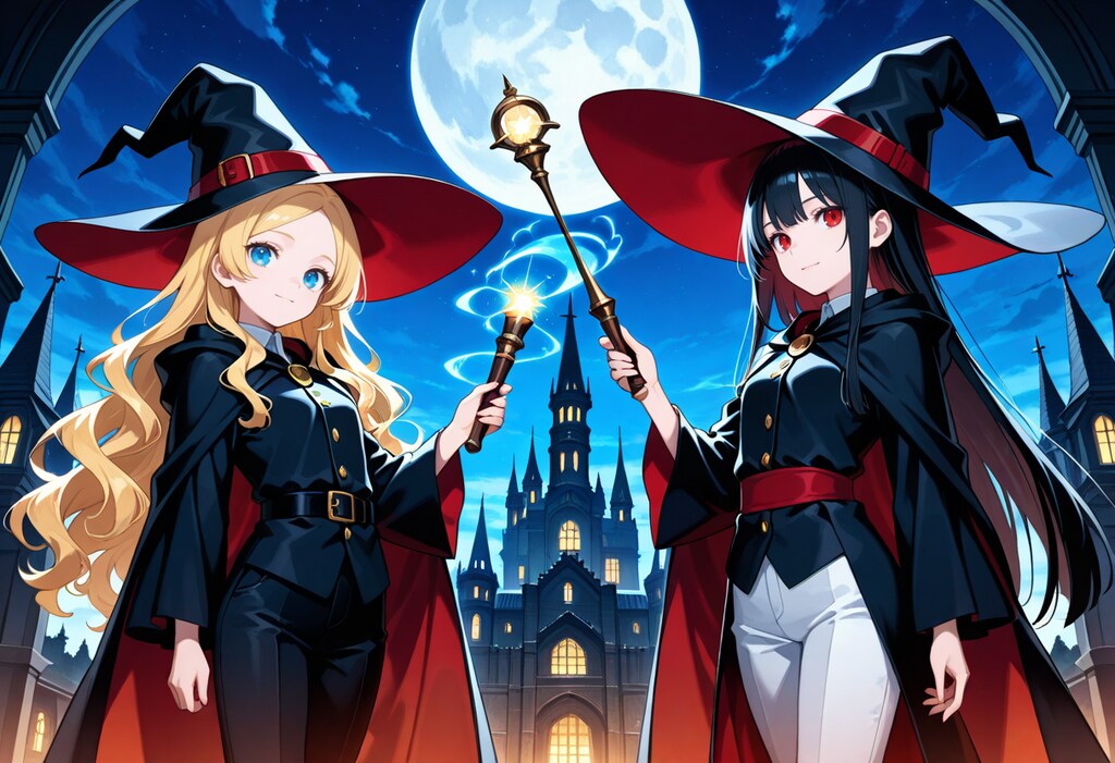 魔導士ちちぷいちゃんと魔導士ししょちゃん