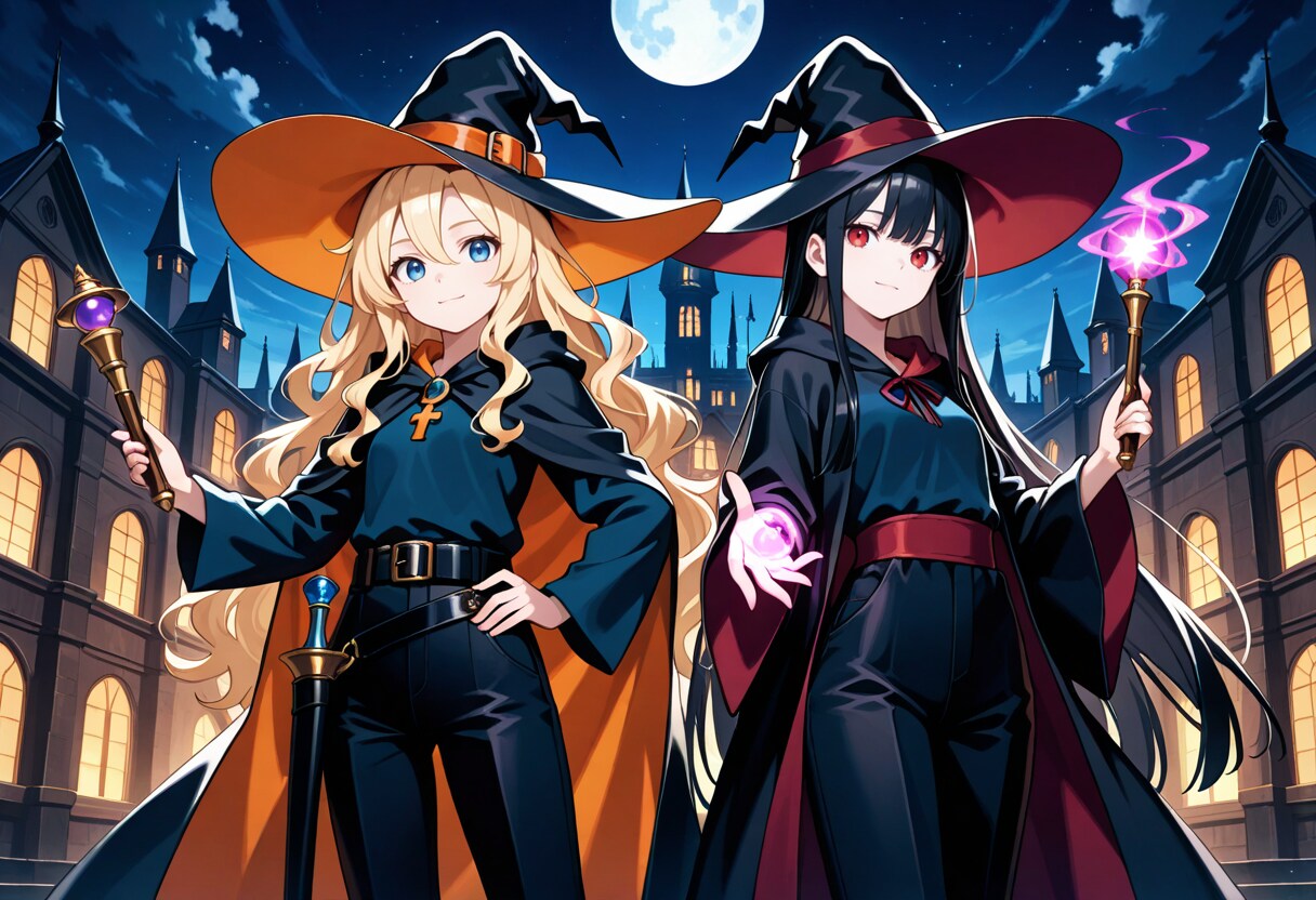 魔導士ちちぷいちゃんと魔導士ししょちゃん