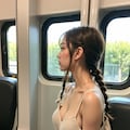 電車で隣に座った美人 2枚目