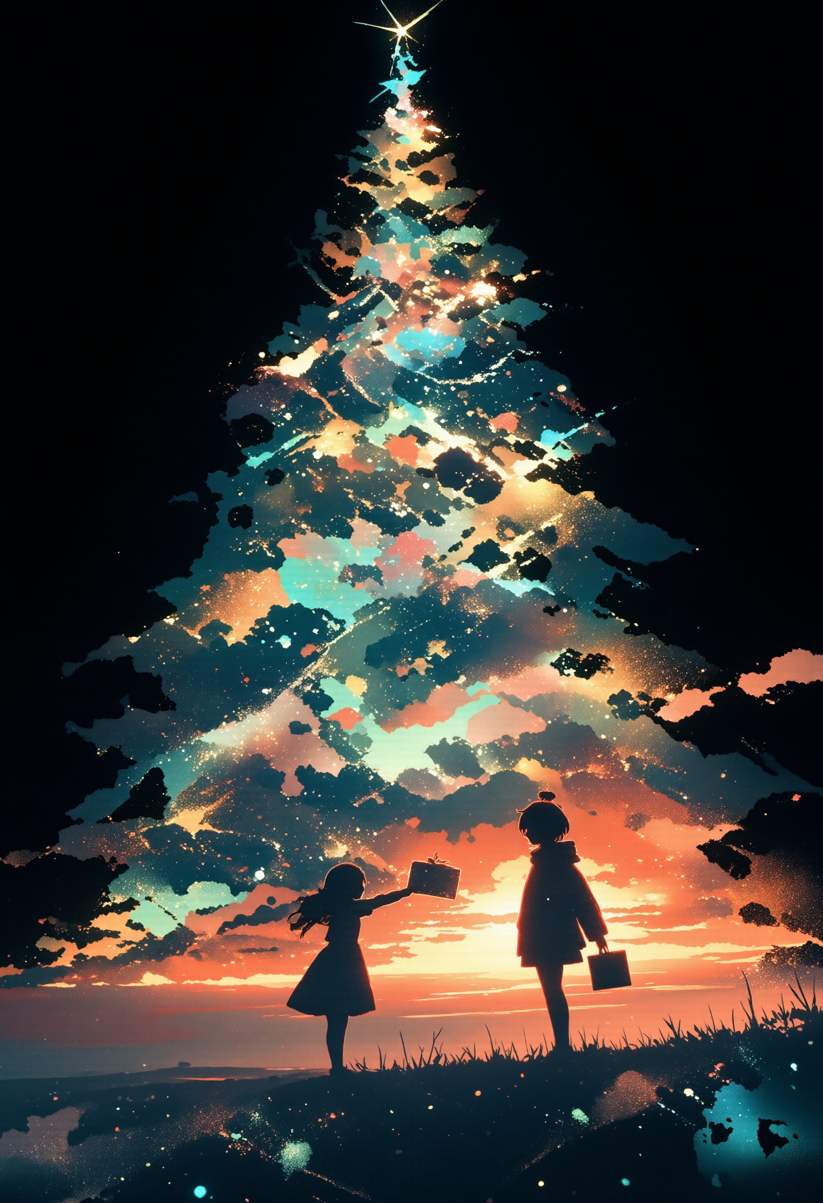 クリスマスに渡すプレゼント | の人気AIイラスト・グラビア