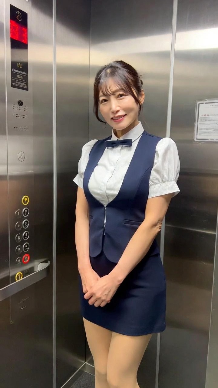 エロベーター熟女