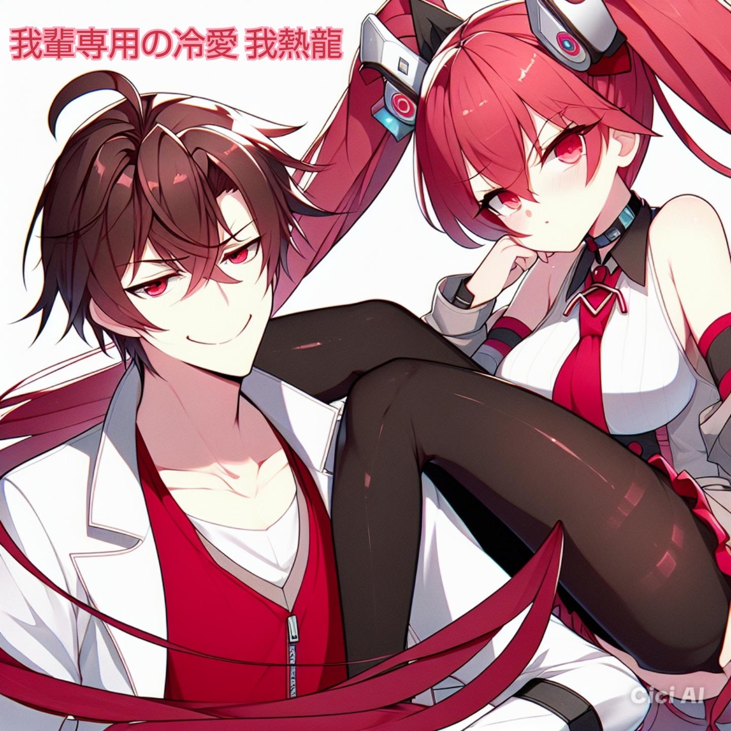 我輩専用 (の) 冷愛 我熱龍 (ツンデレ ガール) 表紙絵