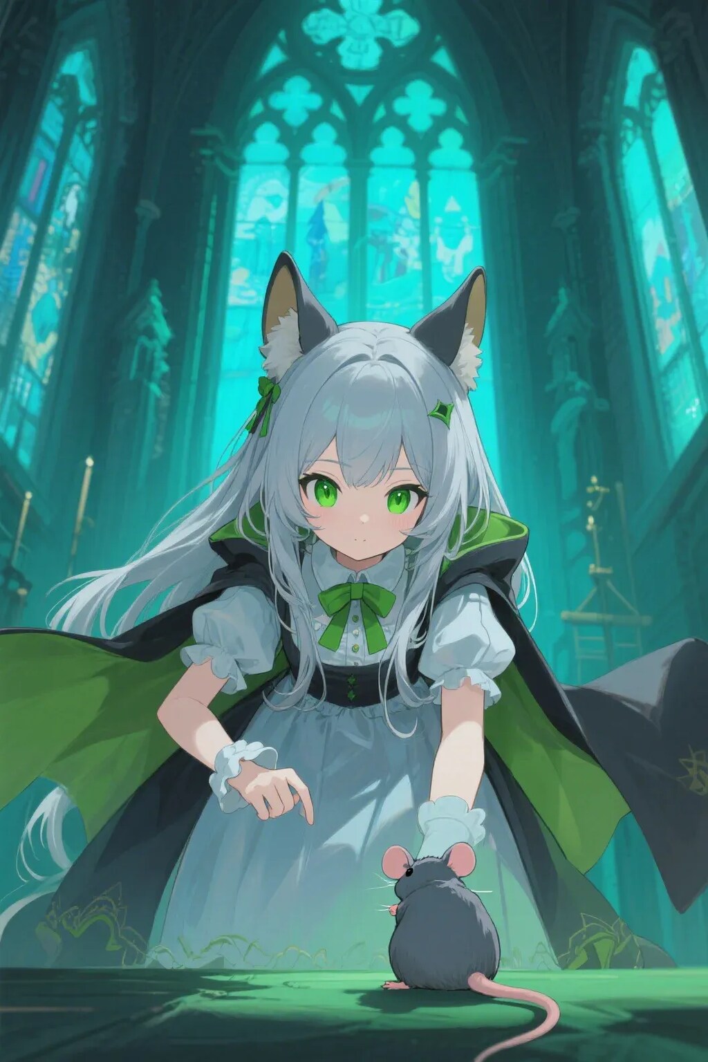 ステラちゃんとネズミ