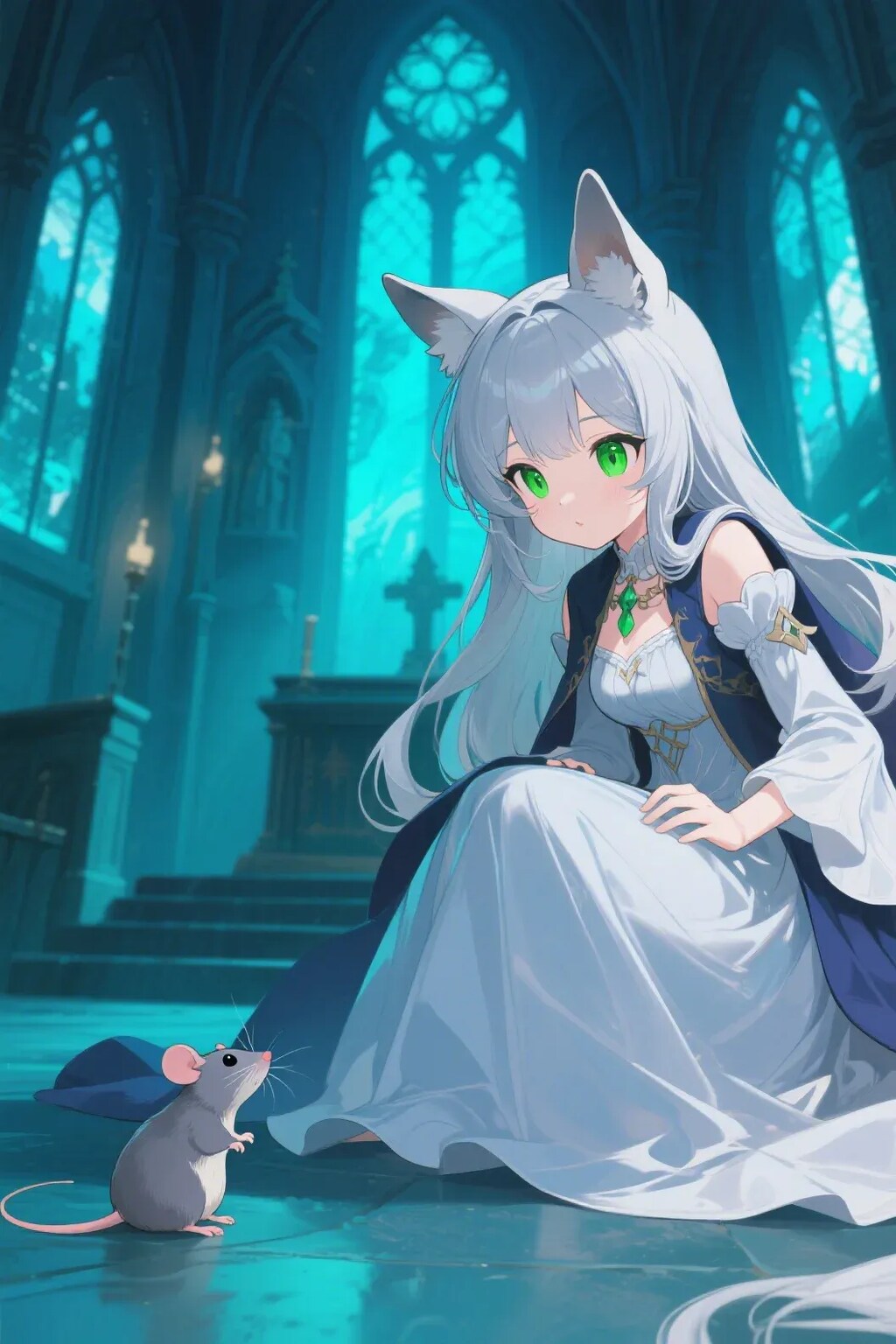 ステラちゃんとネズミ