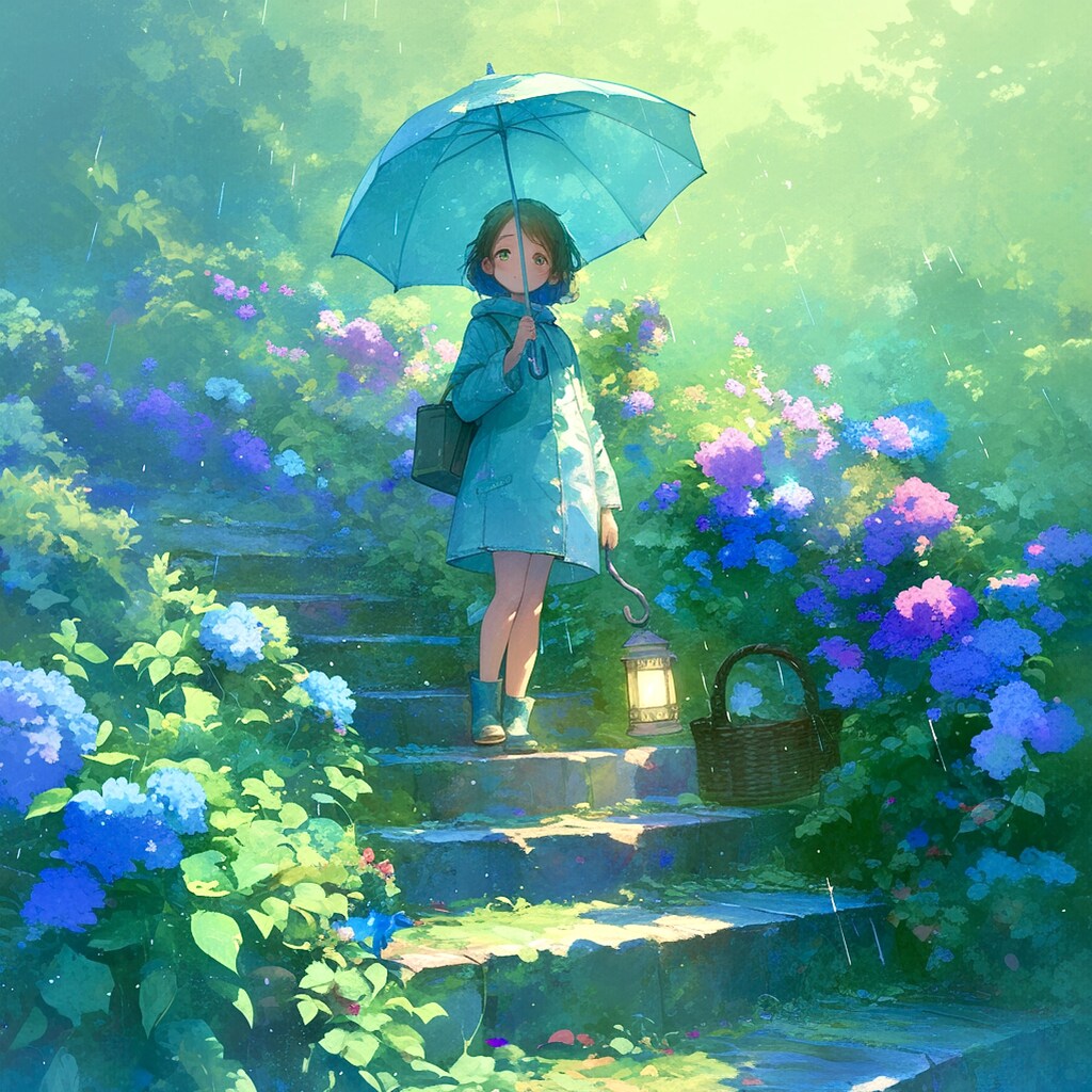 あじさい✖︎五月雨🐾