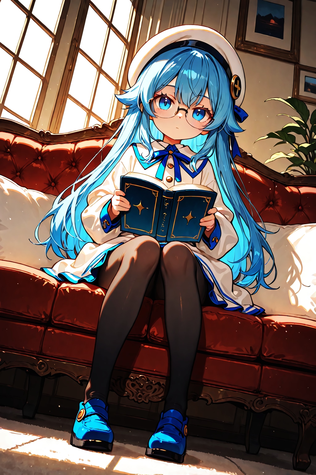 青い本の魔術師と日常