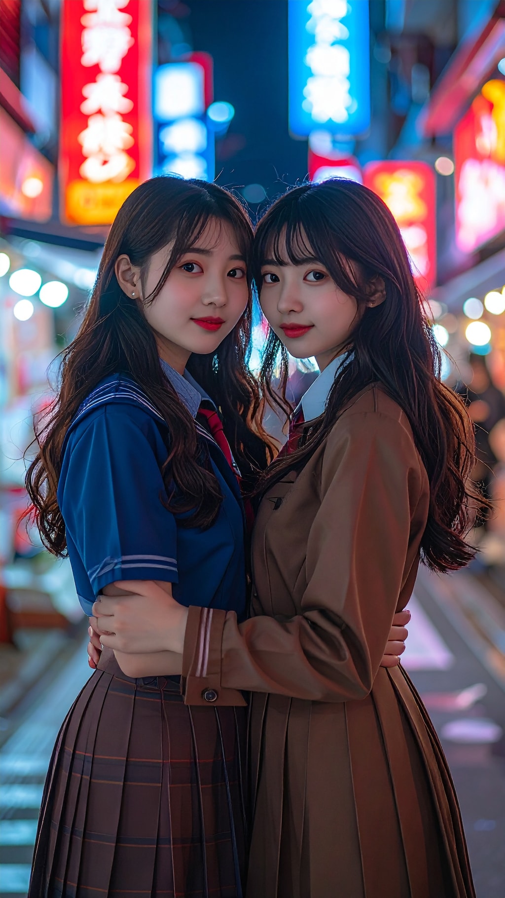 はなれない二人