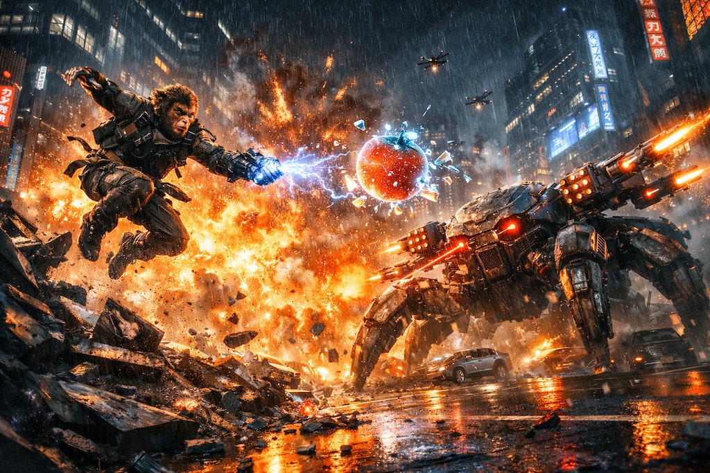 猿蟹合戦 in 21XX