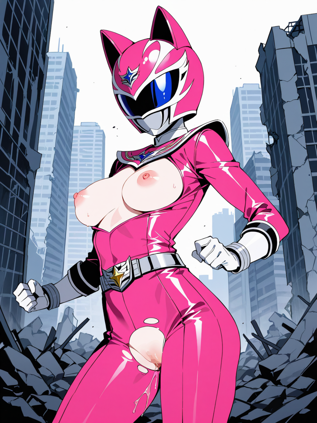 【企画投稿】戦隊ピンクのピンチ【R-18】