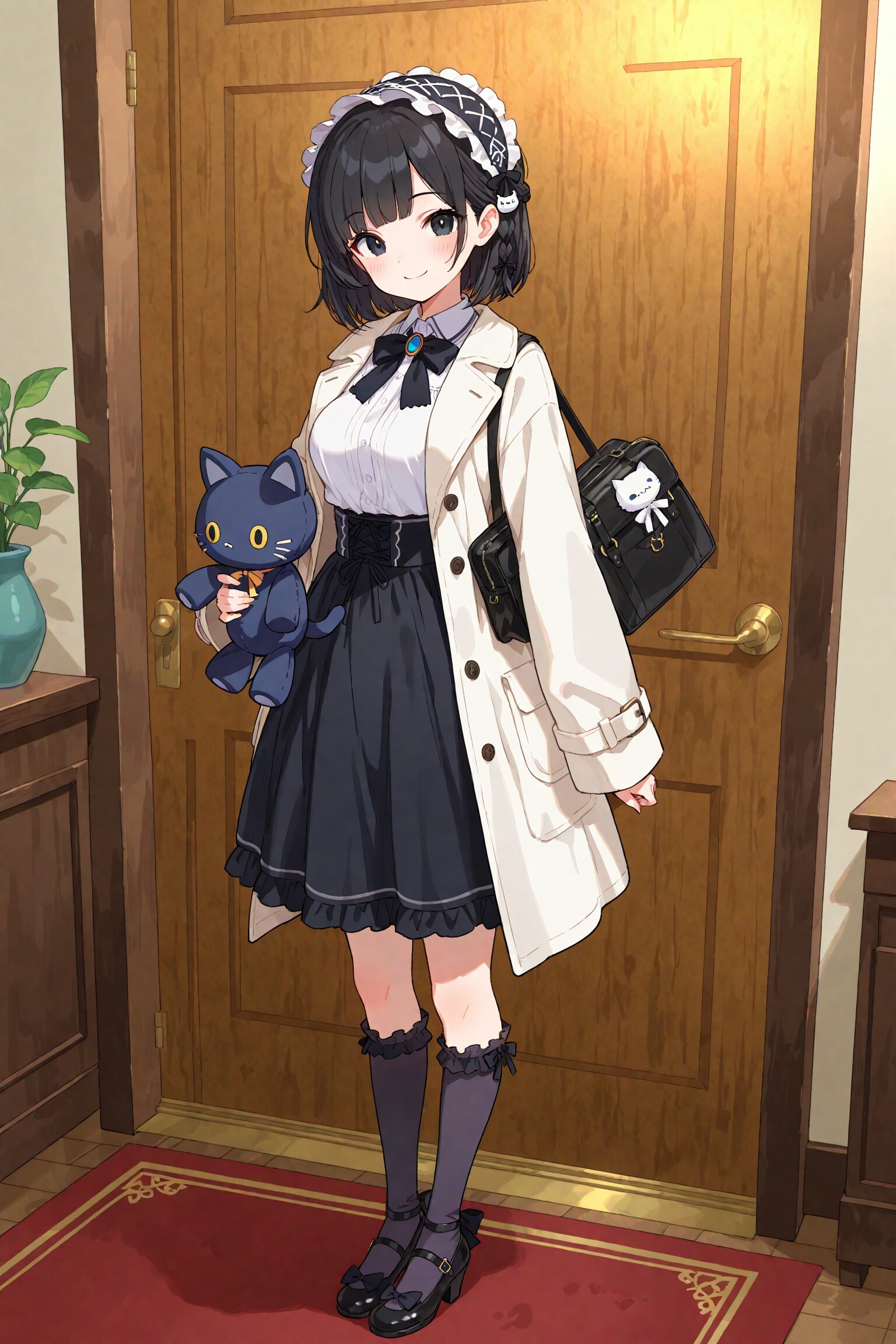 ゴシックに白コート