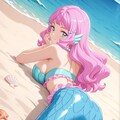 見返り美人なマーメイド 4枚目