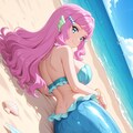 見返り美人なマーメイド 5枚目