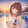 スリングショット水着の心実(ちちぷい版) 3枚目