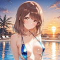 スリングショット水着の心実(ちちぷい版) 2枚目