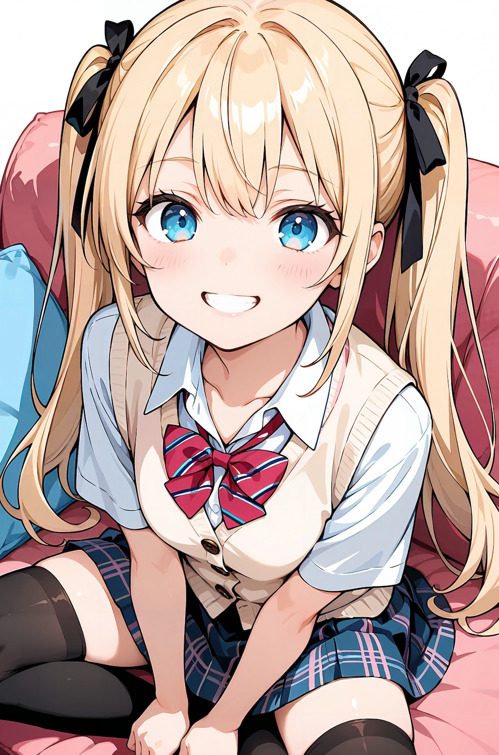 にっ