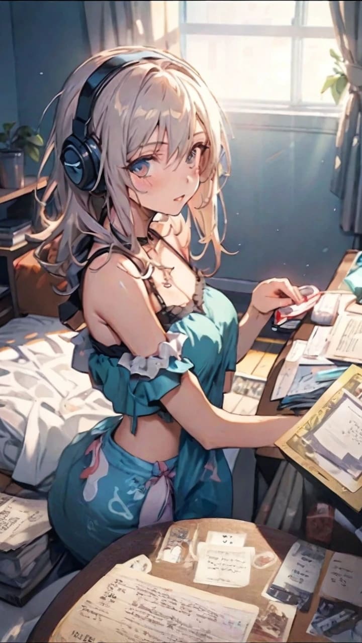 チョット❣　部屋は片付けなくてもいいからね。 | の人気AIイラスト・グラビア