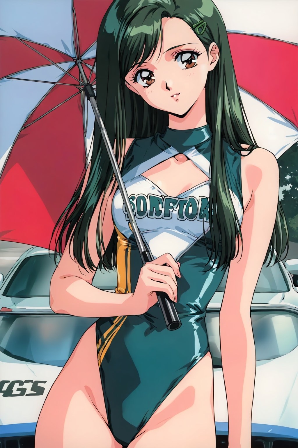 レースクイーンの利奈さん(うちの娘)