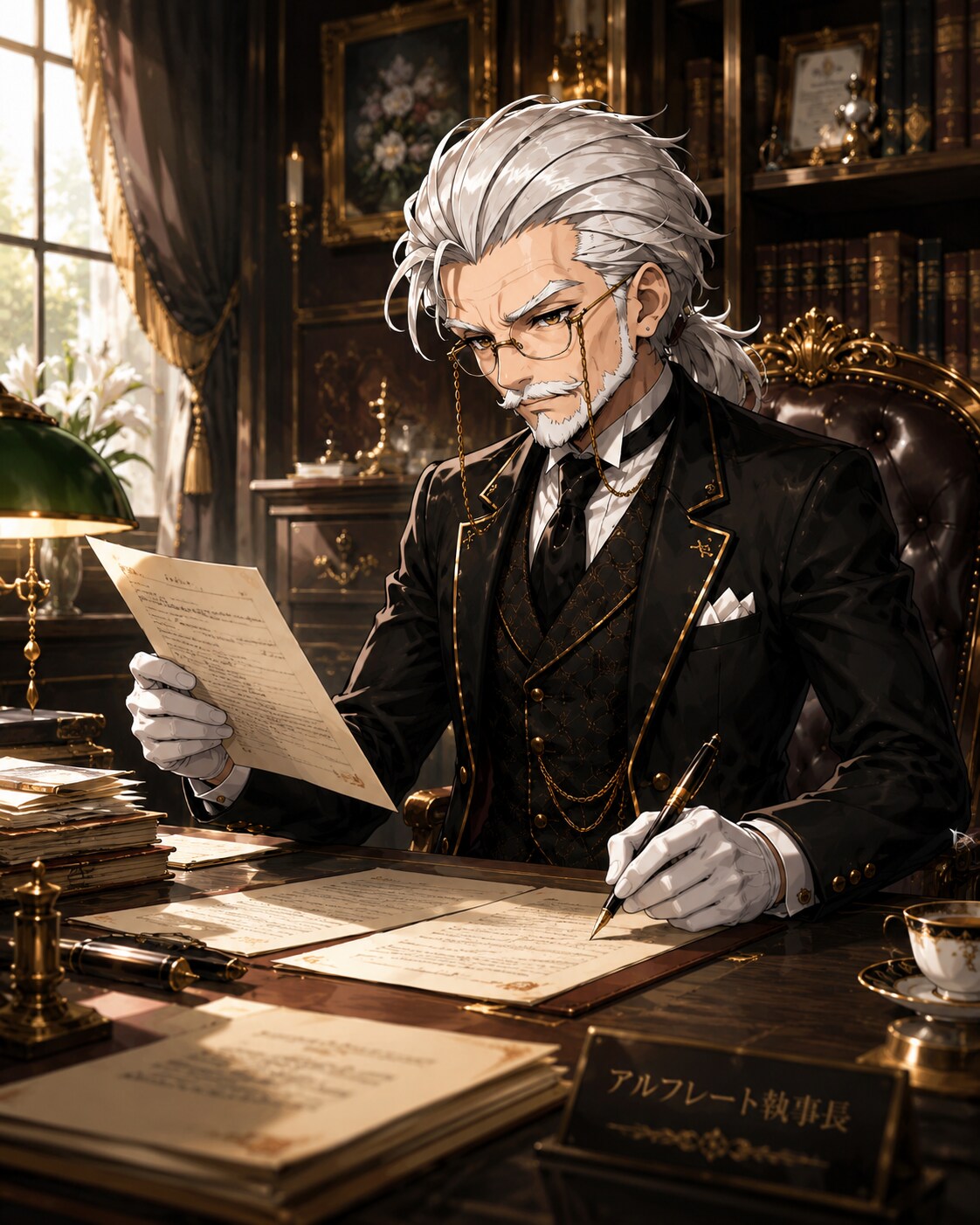 聖薔薇十三騎士団本部【執事長】アルフレート・ グランベルク