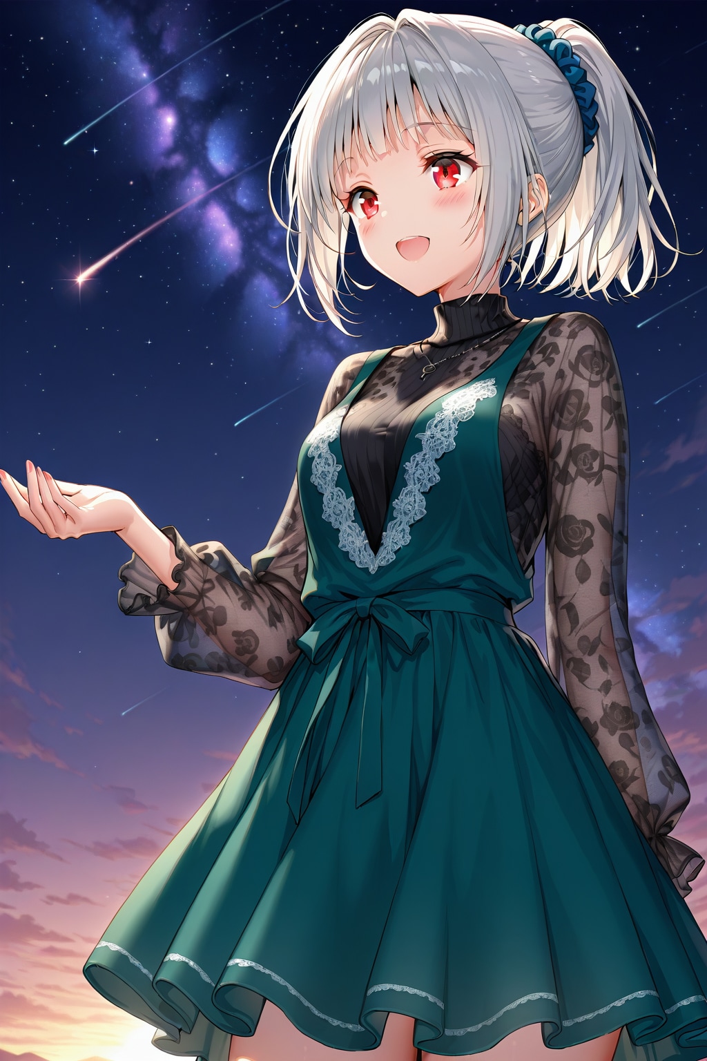 星空と雛菊ちゃん02