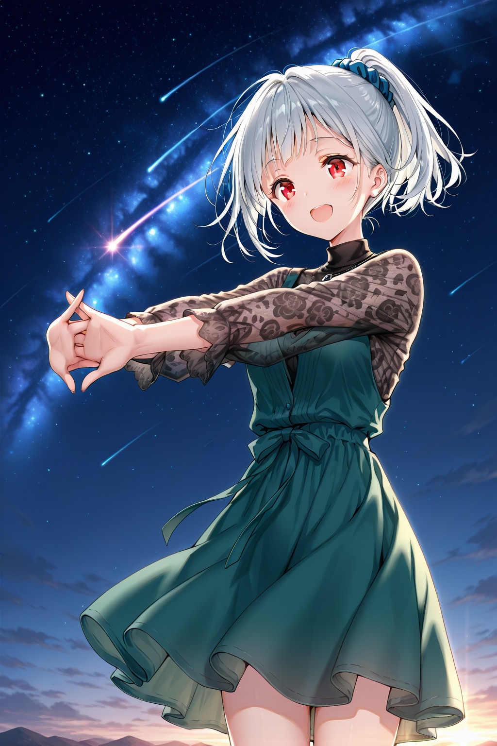 星空と雛菊ちゃん02