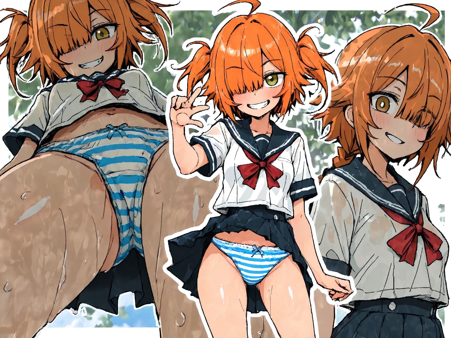 パンモロな目隠れちゃん☆