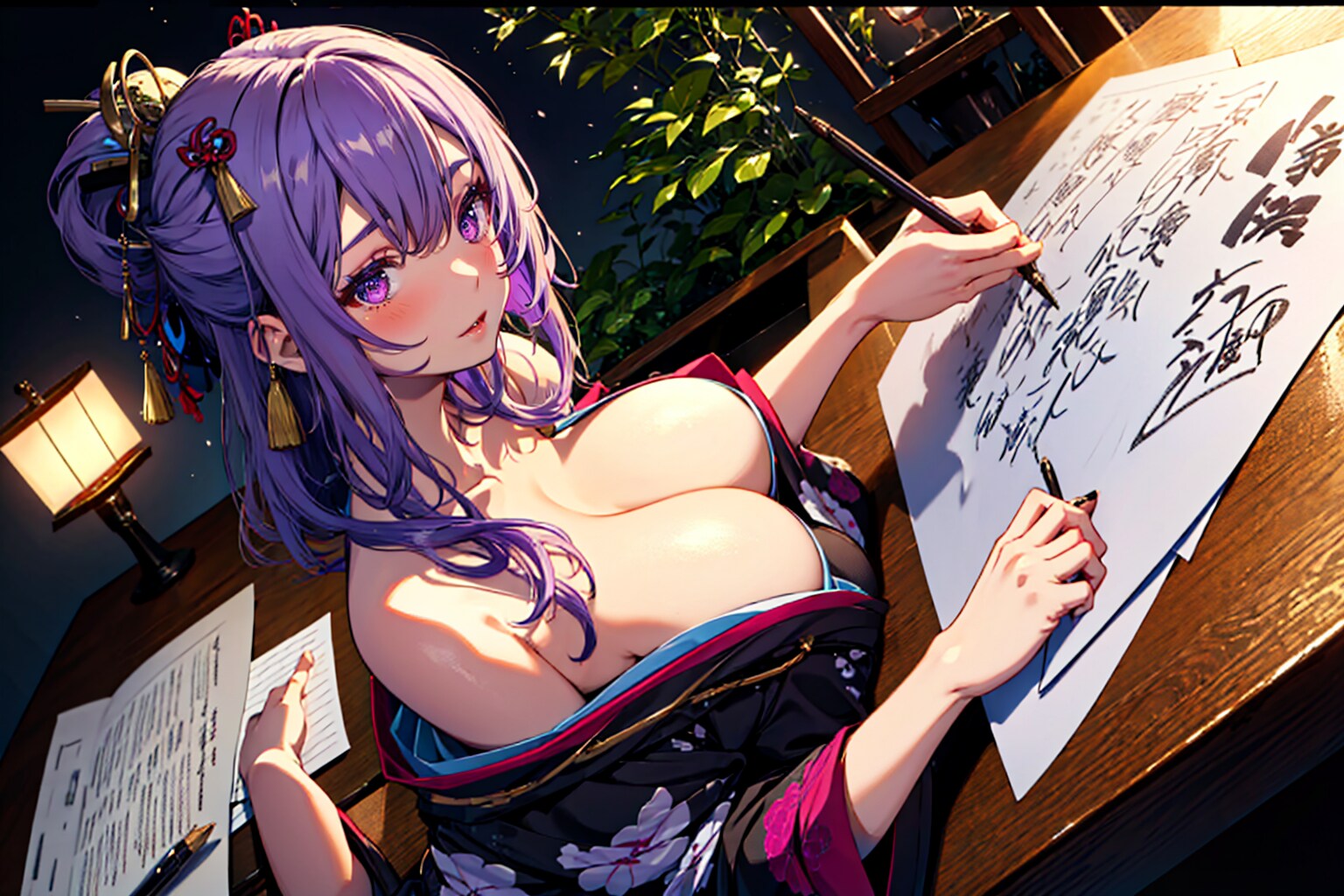 書き初め（1月2日 年中行事）